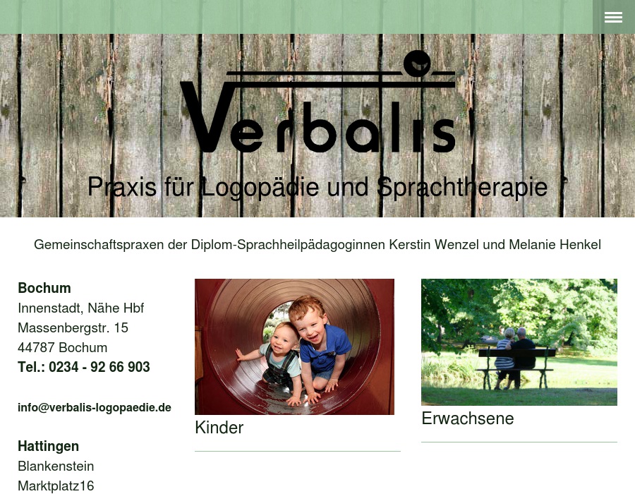 Aktive Behandlung von Sprachstörungen Verbalis