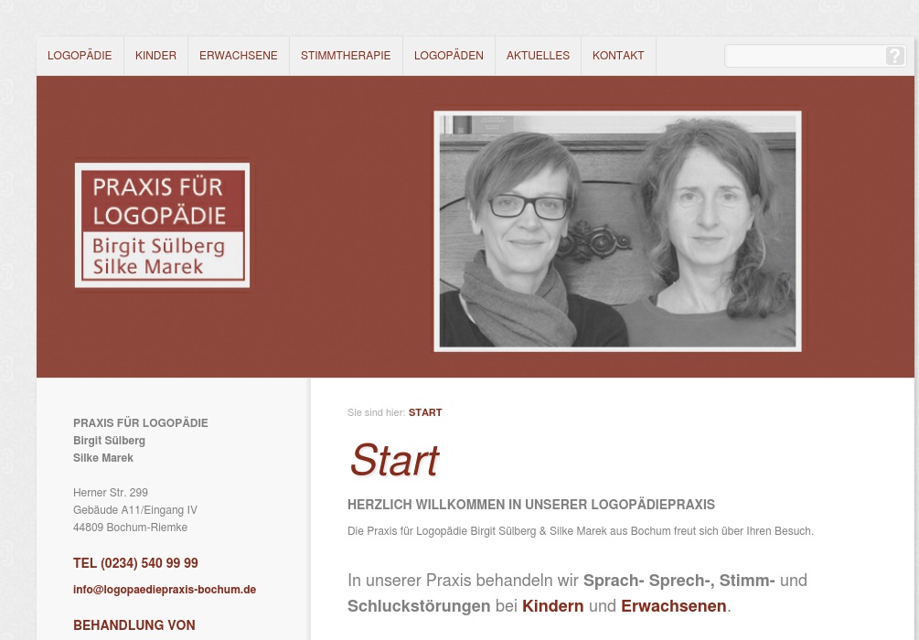 Praxis für Logopädie Sülberg B. & Marek S. Logopädiepraxis