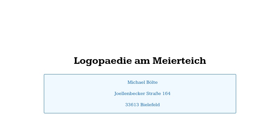 Bölte Michael Dipl. Logopäde, Bussiewecke Sarah staatl. gepr. Logopädin