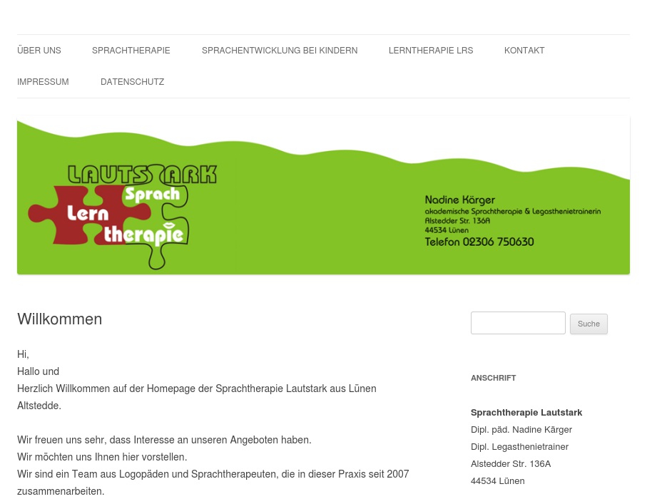 Lautstark Sprachtherapie