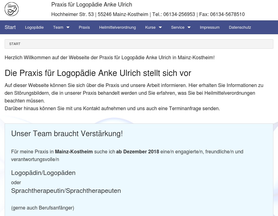 Praxis für Logopädie Anke Ulrich