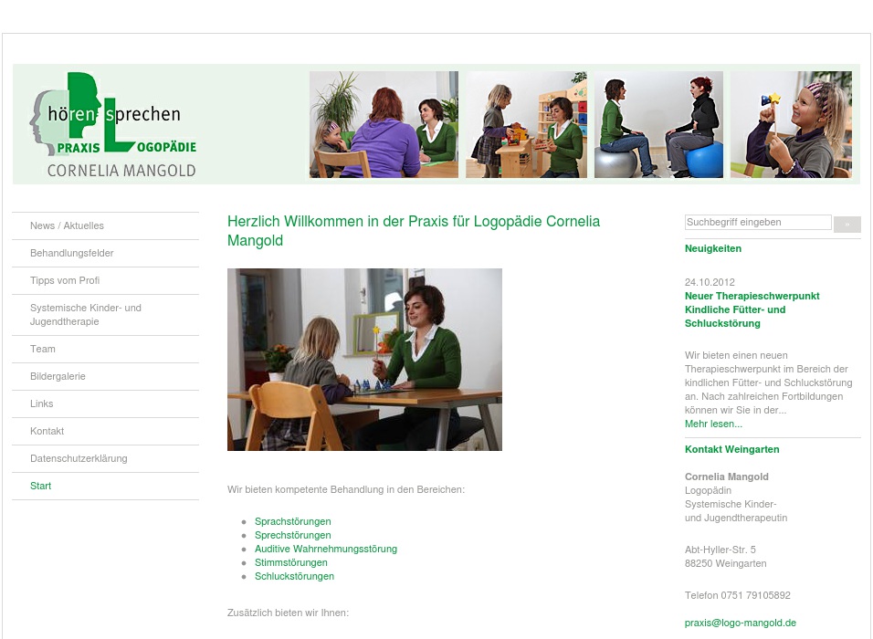 Praxis für Logopädie Cornelia Mangold