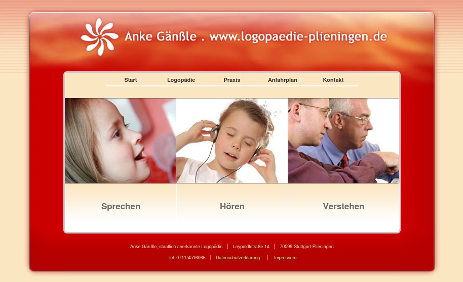 Gänßle Anke staatl.anerkannte Logopädin und Erzieherin