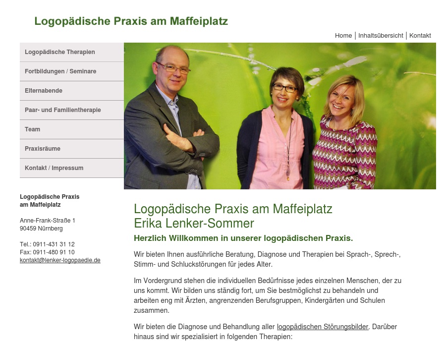 Logopädische Praxis am Maffeiplatz Erika Lenker