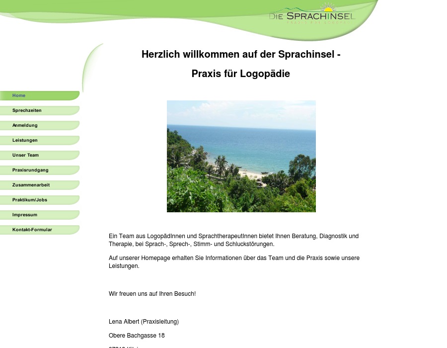 Die SPRACHINSEL Logopädie Lowag Siemens Kristina