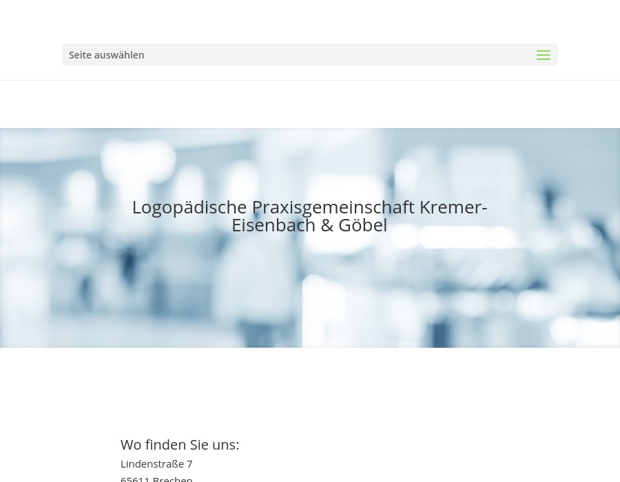 Logopädische Praxisgemeinschaft Kremer-Eisenbach & Göbel