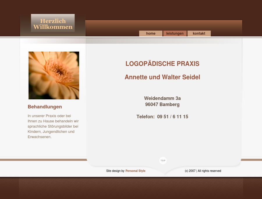 Am Weidendamm Annette und Walter Seidel