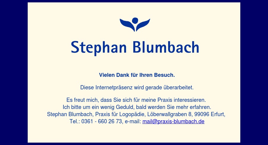 Blumbach, Stephan Praxis für Logopädie