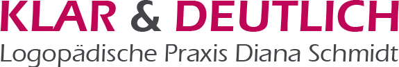 Logo: Logopädische Praxis KLAR & DEUTLICH Diana Schmidt