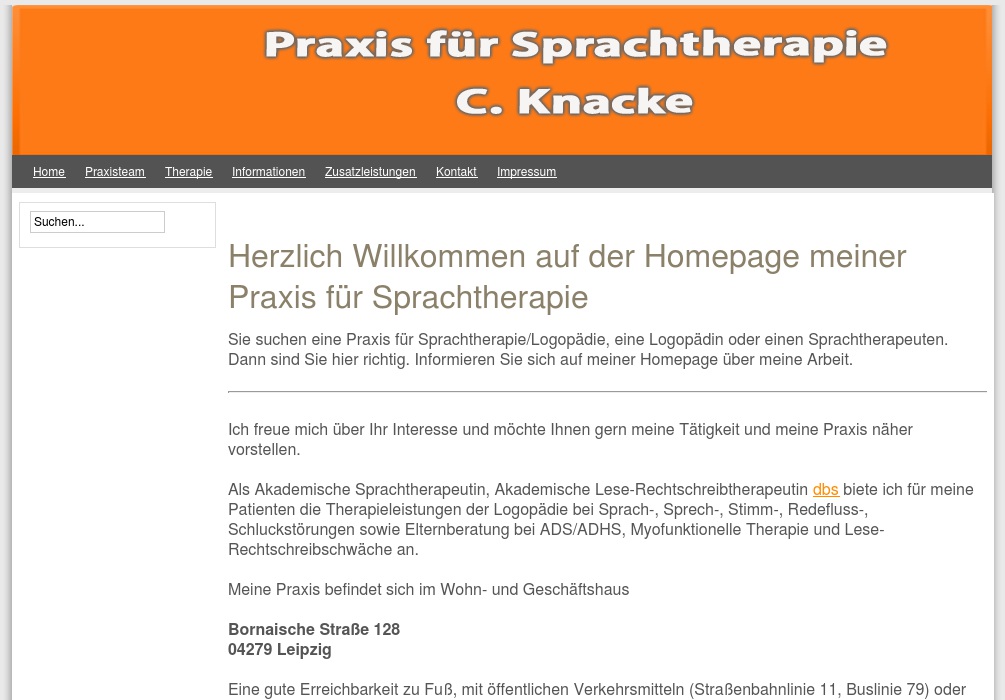 Constanze Knacke Praxis für Sprachtherapie