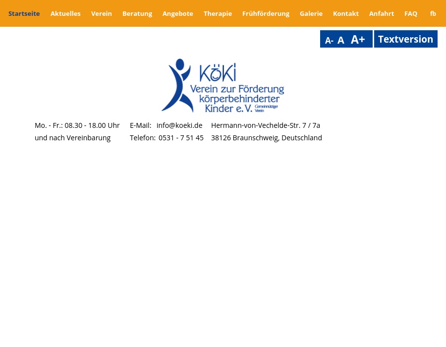 KöKi Verein zur Förderung körperbehinderter Kinder e.V.
