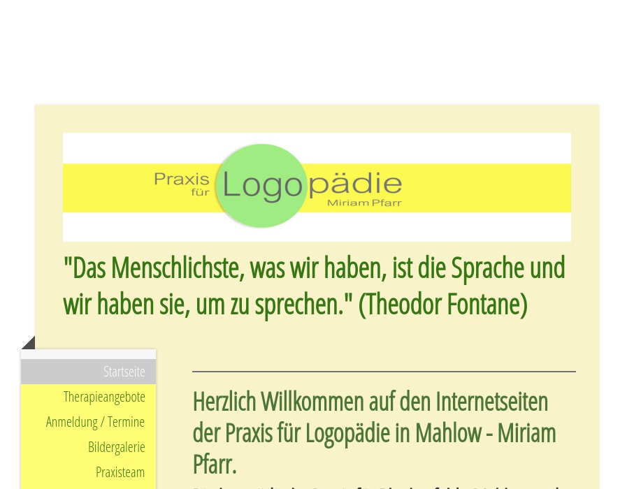 Logopädie Praxis - Pfarr Miriam
