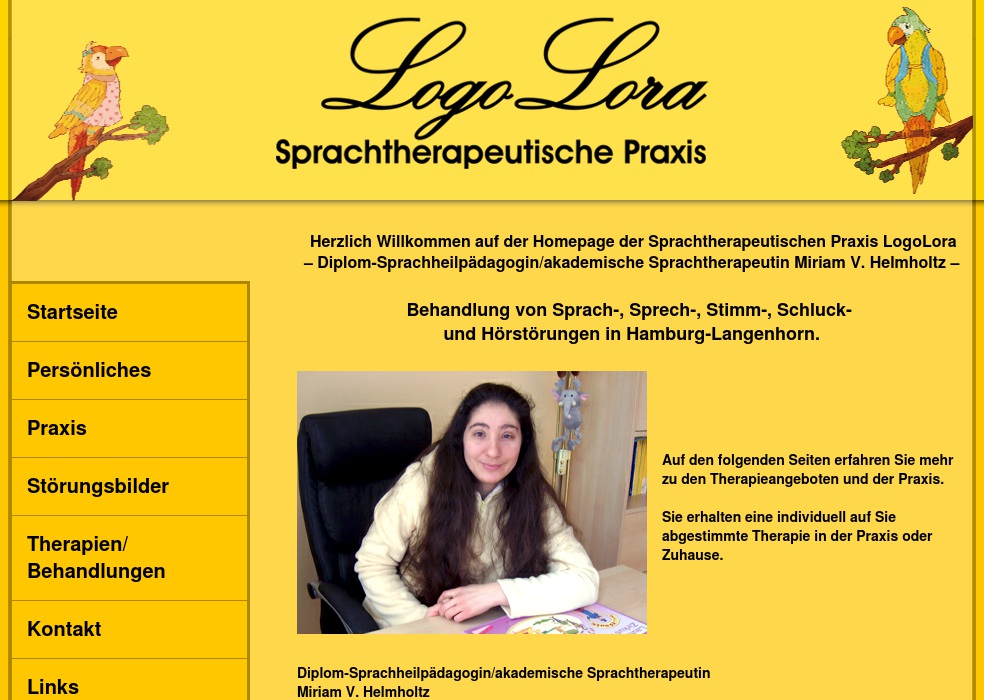 Logo Lora Sprachtherapeutische Praxis Miriam Helmholtz Sprachtherapiepraxis