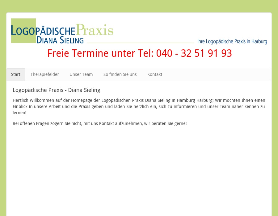 Logopädische Praxis Diana Sieling Logopädin