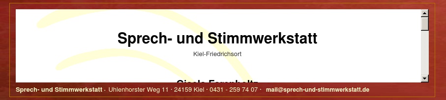 Sprech- und Stimmwerkstatt Gisela Farenholtz