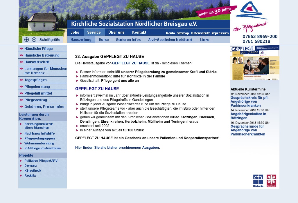 Kirchliche Sozialstation Nördlicher Breisgau e.V.