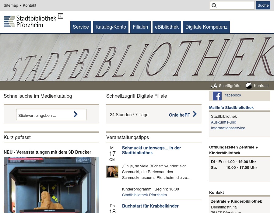 Stadtbibliothek Pforzheim Zentrale