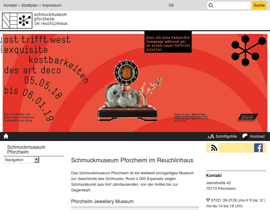 Schmuckmuseum Pforzheim im Reuchlinhaus