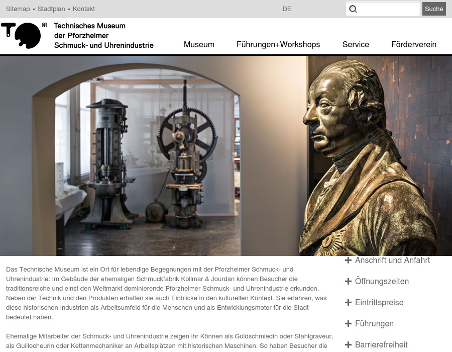 Technisches Museum der Pforzheimer Schmuck- u. Uhrenindustrie