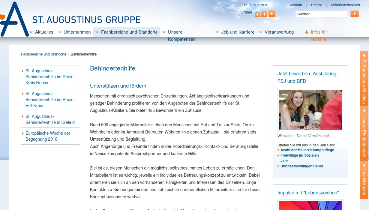 St. Augustinus Behindertenhilfe
