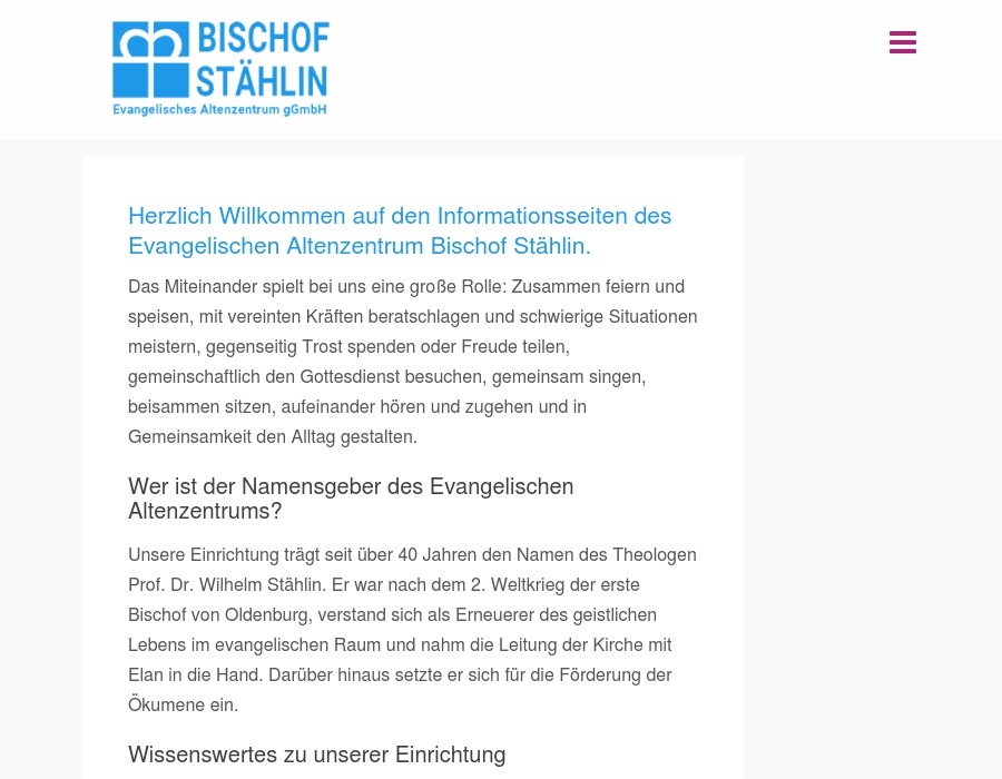 Evangelisches Altenzentrum Bischof Stählin gGmbH