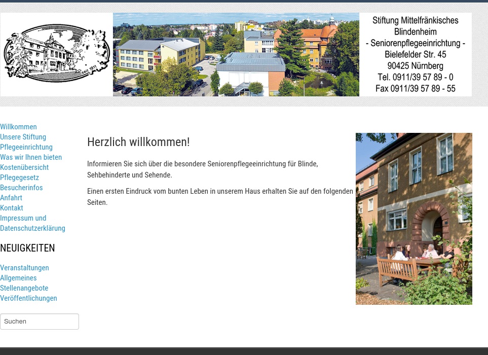 Alten- u. Pflegeheim Stiftung Mittelfränkisches Blindenheim