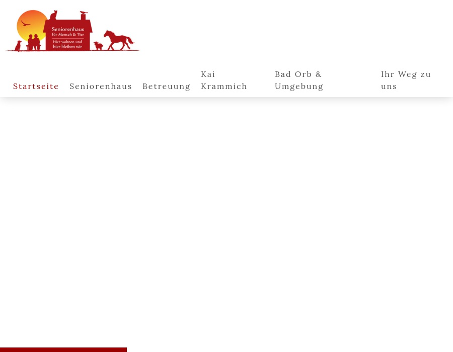 Seniorenhaus für Mensch & Tier