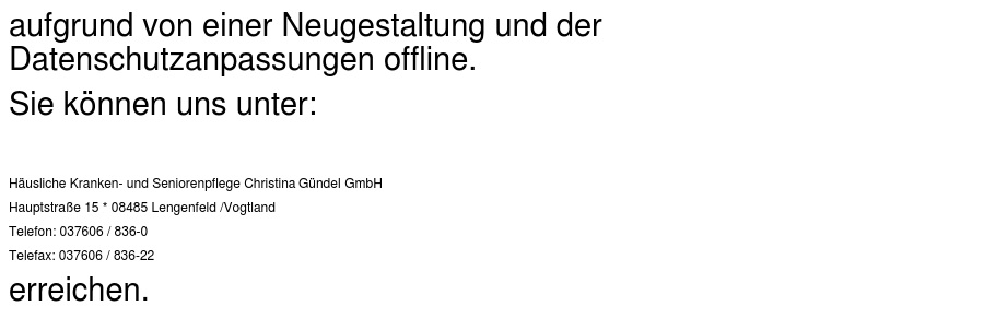 Pflegedienst Gündel Christina