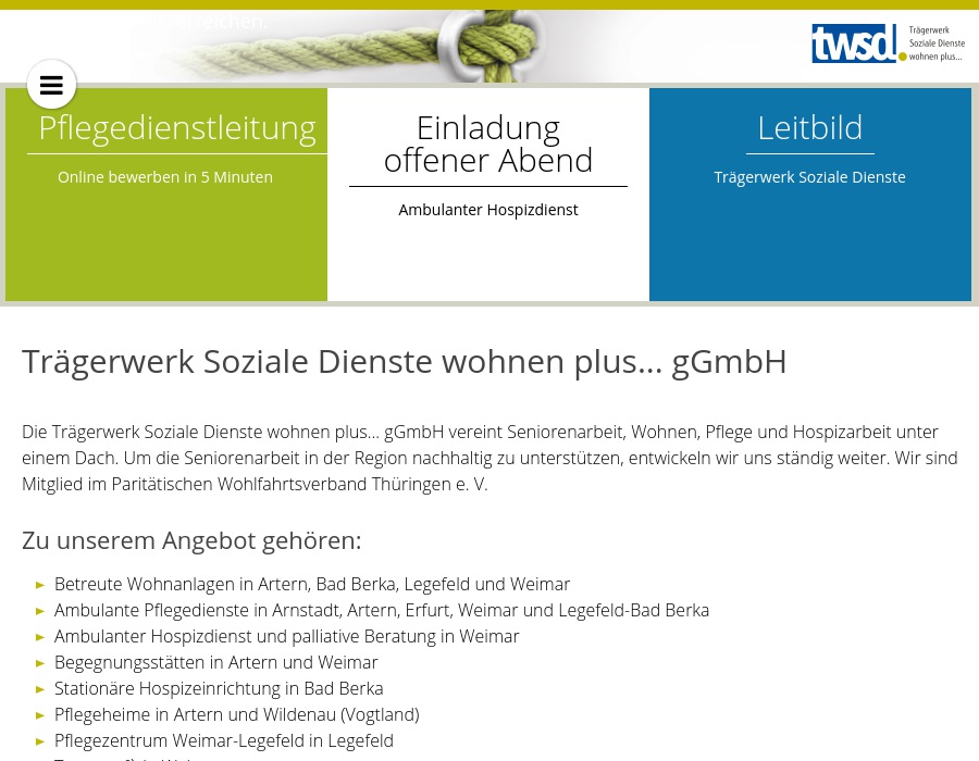 Trägerwerk Soziale Dienste Wohnen plus gGmbH