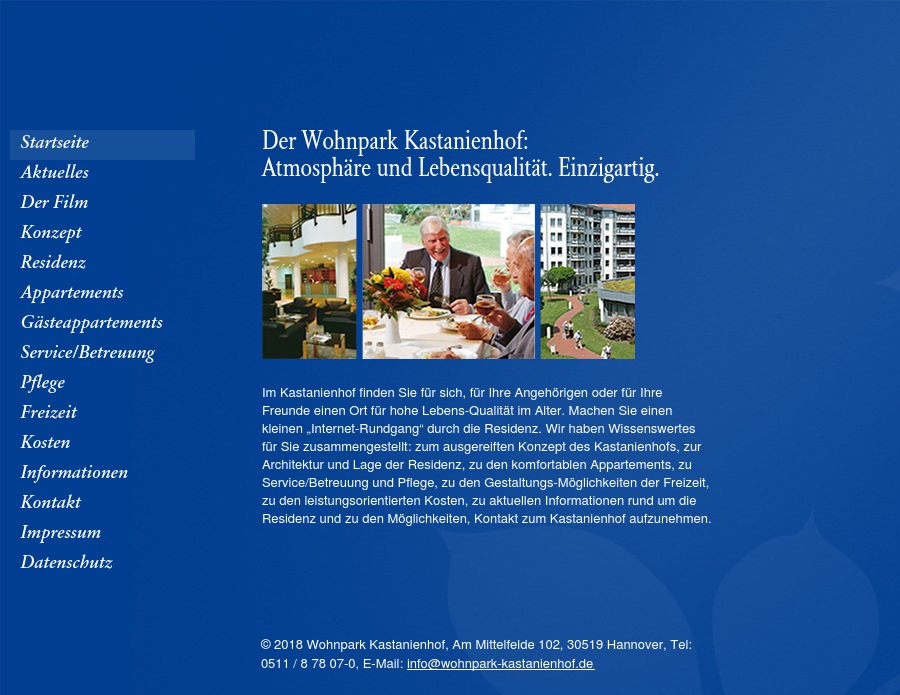 Wohnpark Kastanienhof, Sozialgewerk für Handwerker der Stadt Hannover e.G.