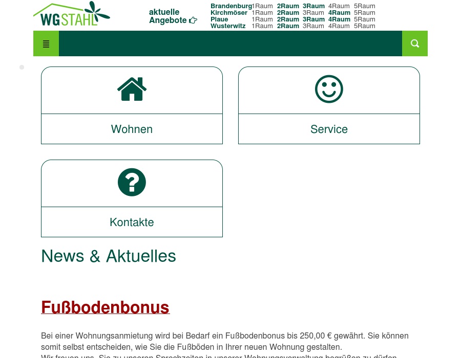 Wohnungsgenossenschaft Stahl eG