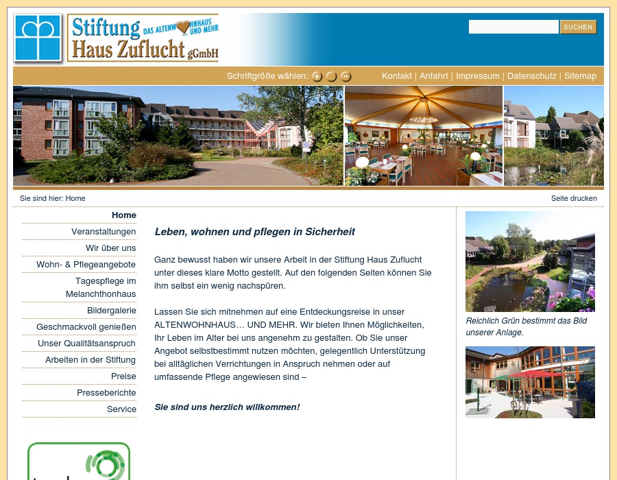Stiftung "Haus Zuflucht"