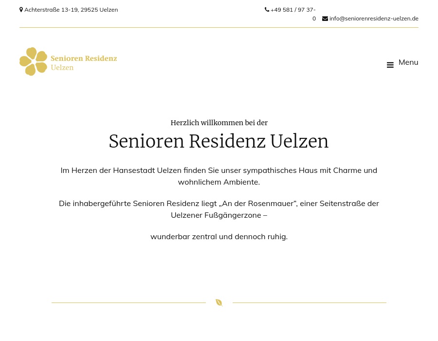 Senioren Residenz Uelzen GmbH An der Rosenmauer
