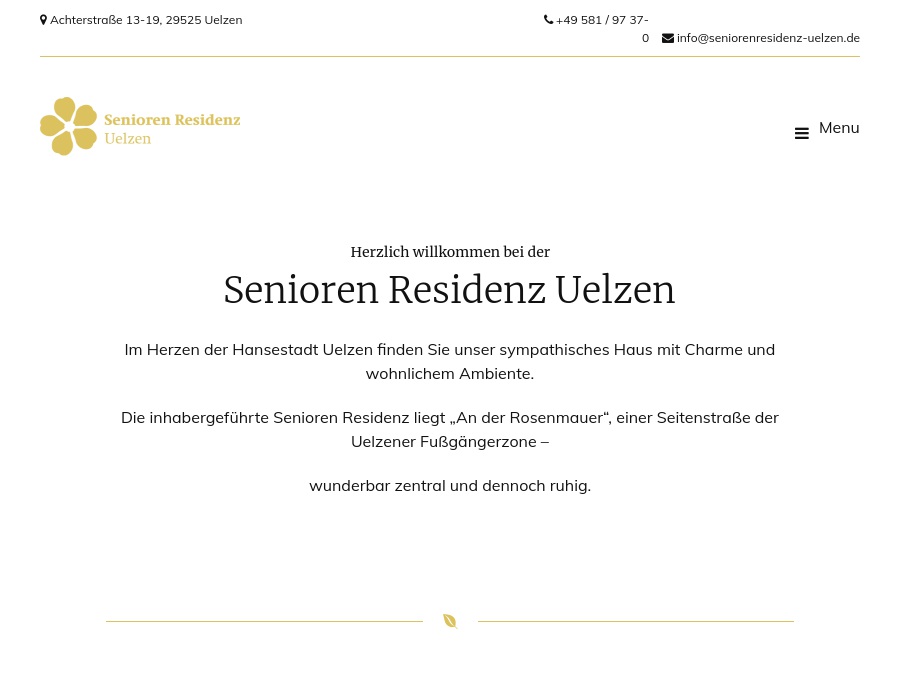 Senioren Residenz Uelzen GmbH An der Rosenmauer