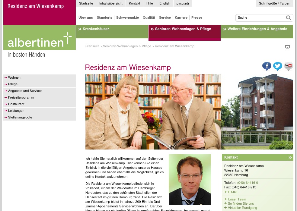 Residenz am Wiesenkamp Pflegeheim