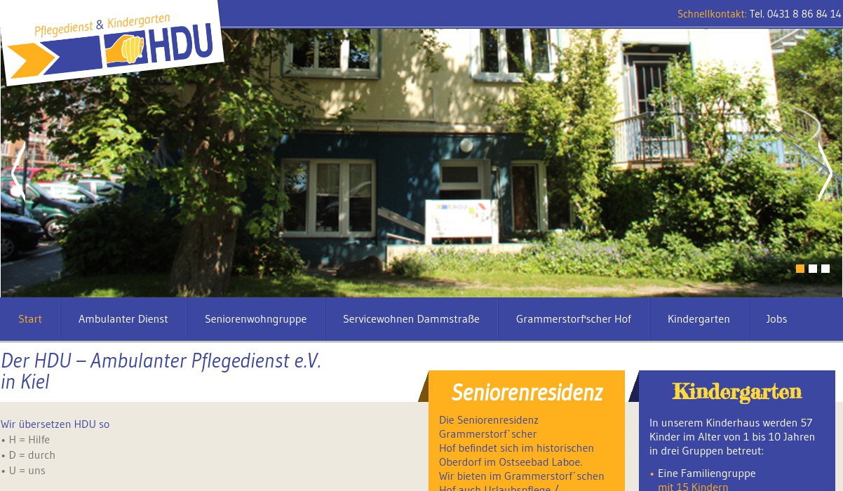 Ambulanter Pflegedienst HDU Pflegedienst