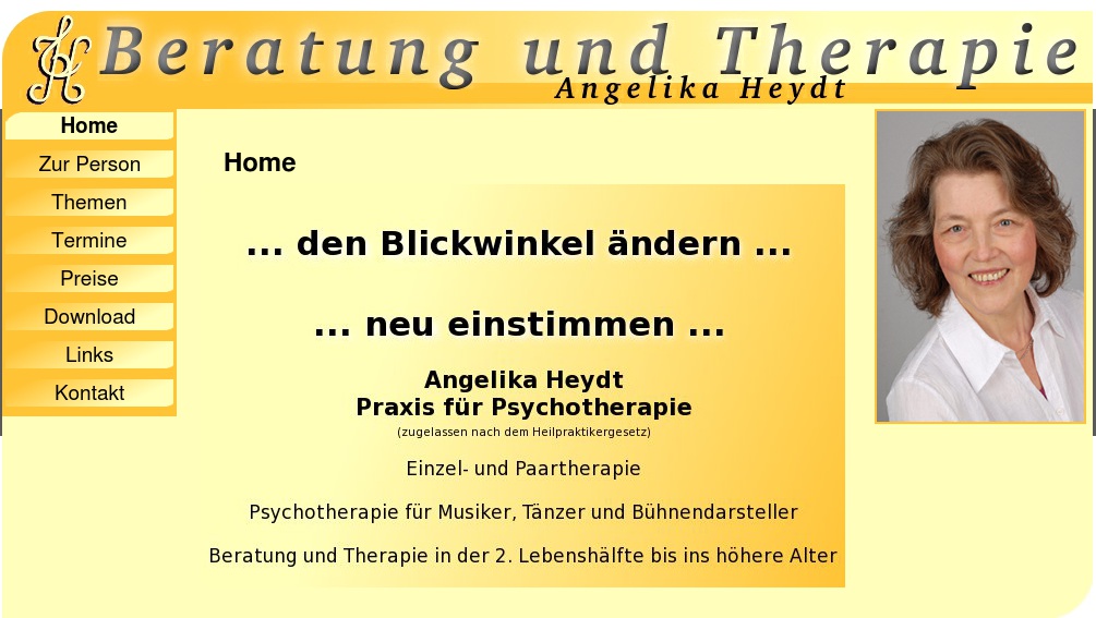 Heydt Angelika - Praxis für Psychotherapie