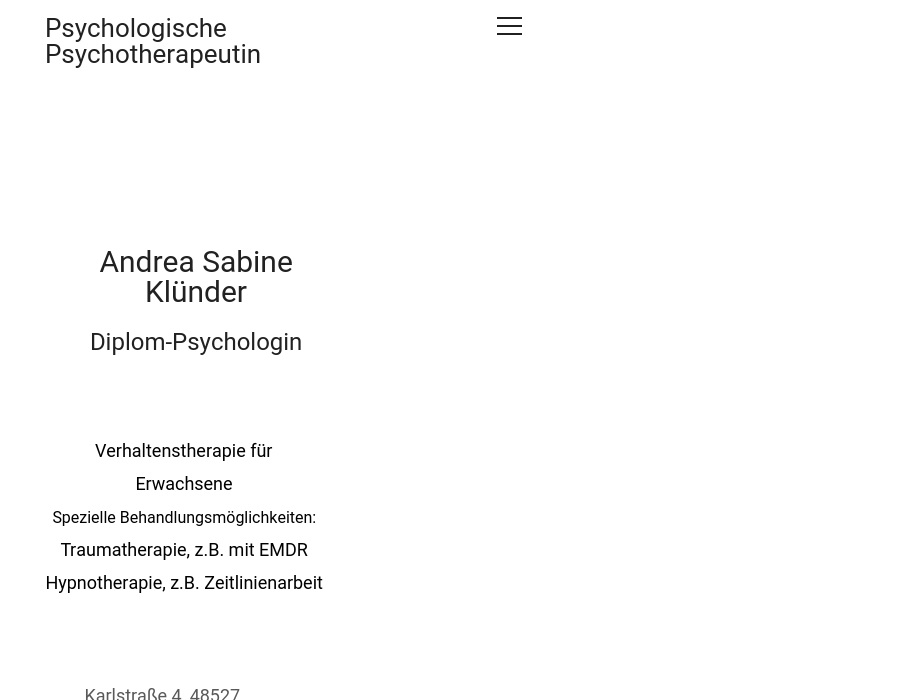 Klünder Andrea S. Dipl.-Psych.