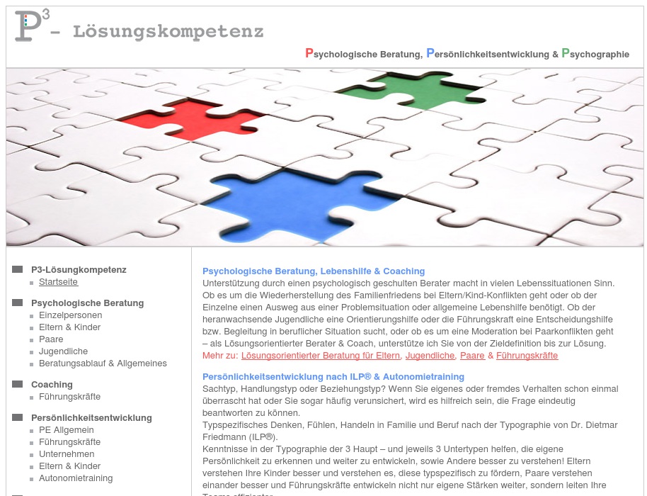 P 3 - Lösungkompetenz Mike Bomheuer Mobile Psychologische Beratung