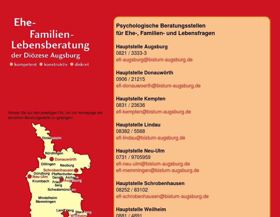 Psychologische Beratungsstelle für Ehe- Familien- u. Lebensfragen