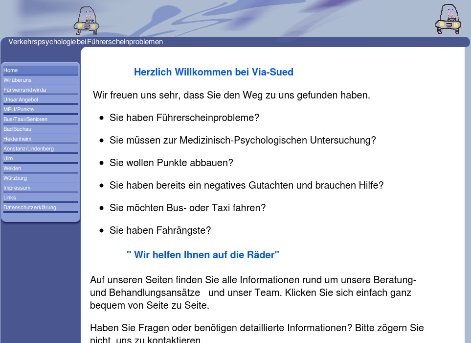 MPU Beratung / Verkehrstherapie Grossmann J. Dipl.-Psych.