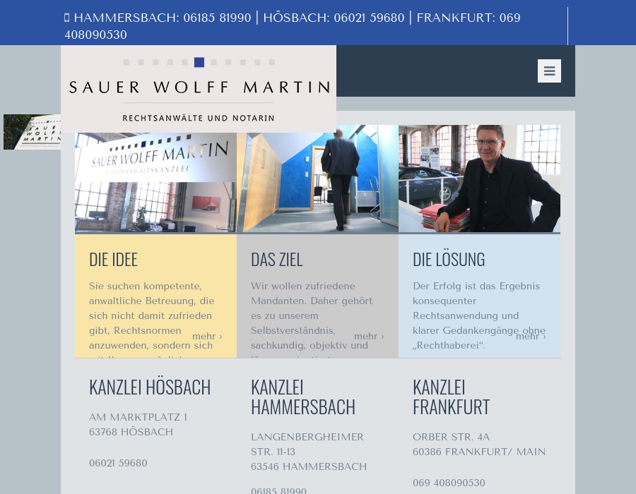 Sauer, Wolff und Martin