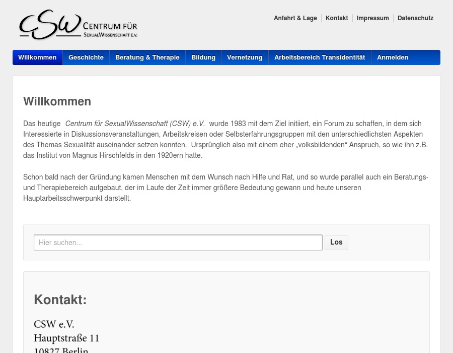 Centrum für SexualWissenschaft (CSW) e.V.
