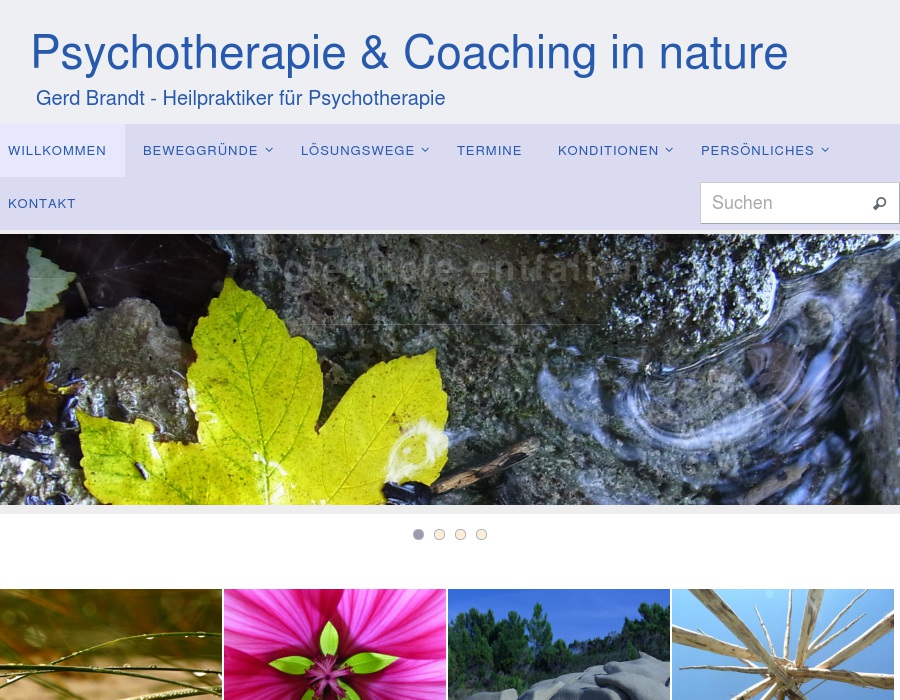 Psychotherapie & Coaching in nature, Gerd Brandt