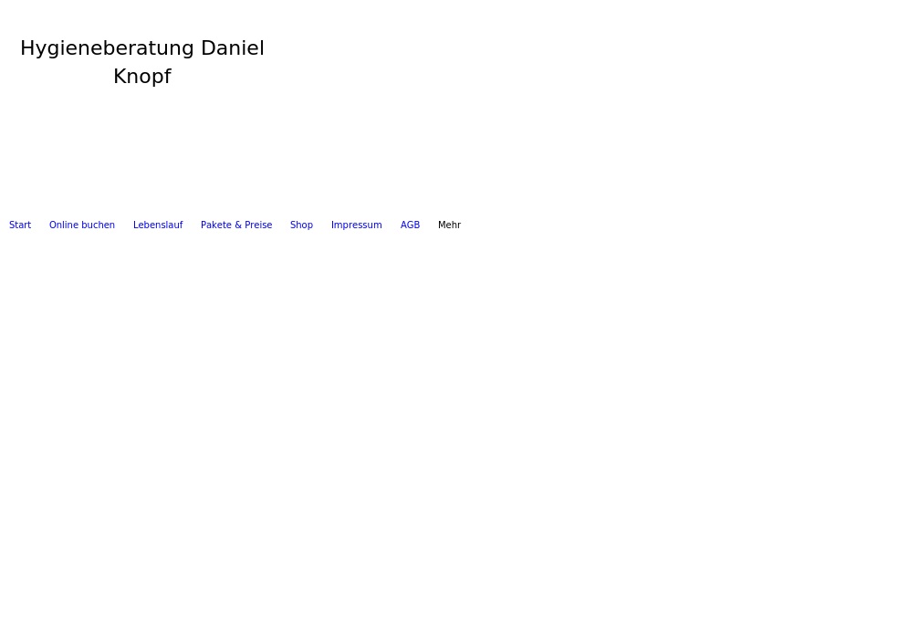 Knopf Daniel Hygieneberatung
