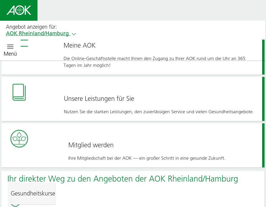 AOK Rheinland/Hamburg Regionaldirektion Kreis Mettmann