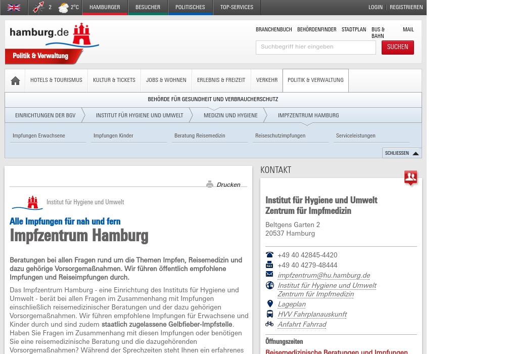 Zentrum für Impfmedizin