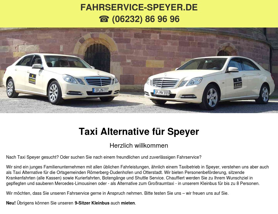 Fahrservice-Speyer.de