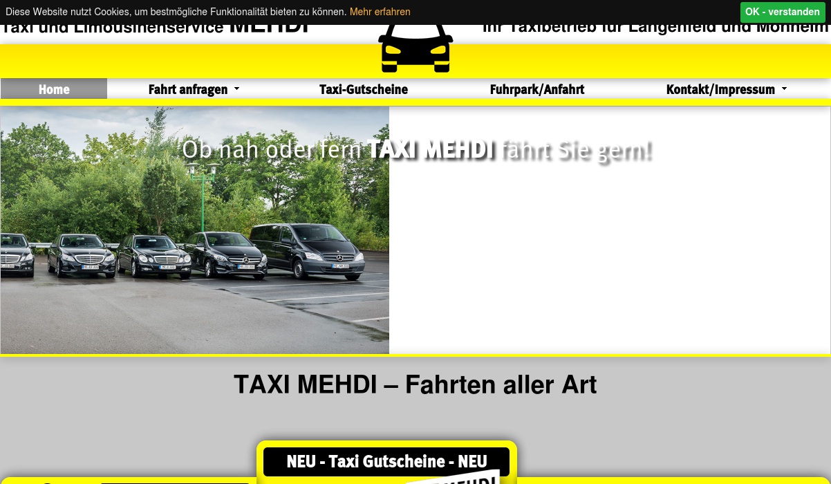 Taxi und Limousinenservice Mehdi