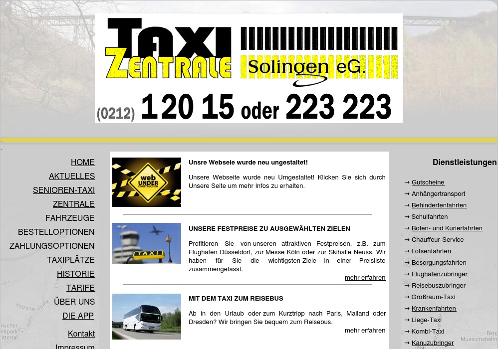 Taxizentrale Solingen e.G.